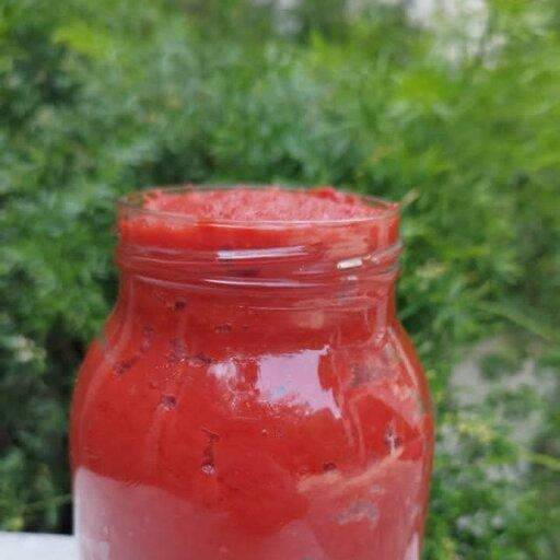 رب گوجه خانگی خوش رنگ و سالم- 700 گرم