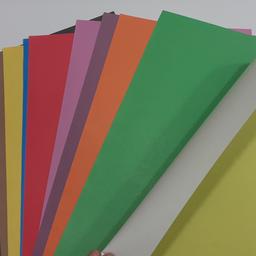 کاغذ رنگی یک طرف رنگی بسته 10رنگ