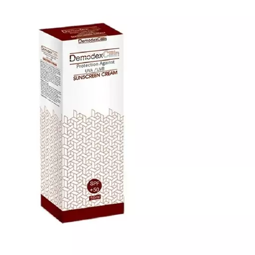 کرم ضد آفتاب دمودکسیلین بی رنگ SPF50 حجم 50mL