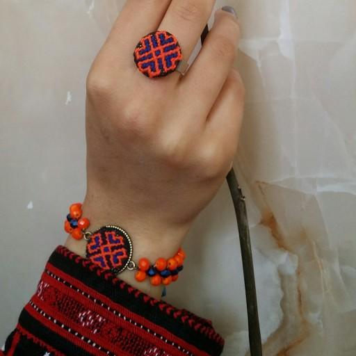 ست دستبند و انگشتر سنتی