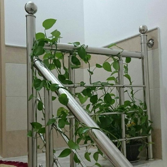 نرده استیل سه خط