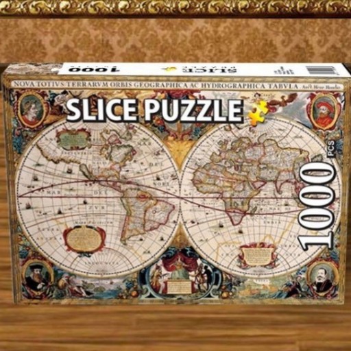 پازل 1000تکه اسلایس مدل نقشه باستانی جهان