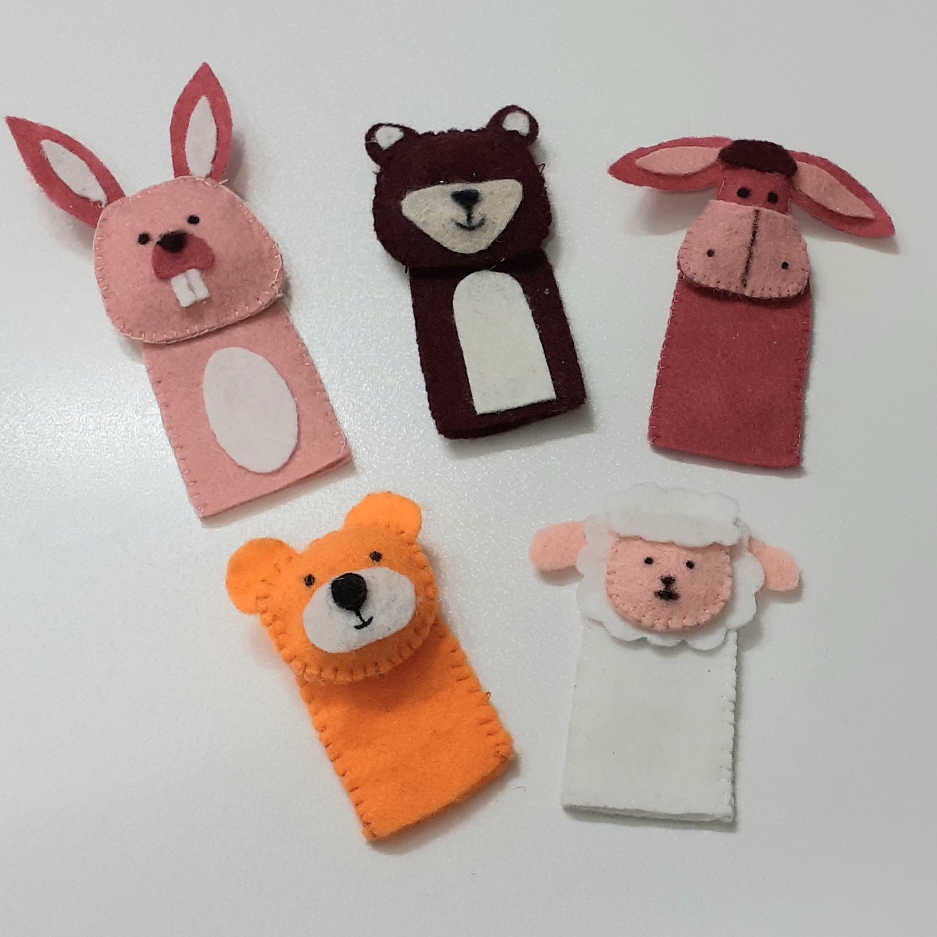 پک عروسک نمدی انگشتی