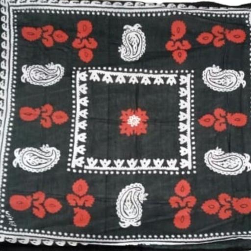  روسری سنتی لُری  ( گلونی زنانه لُری دومتری نخ ابریشم) بسیار زیبا و جذاب. 