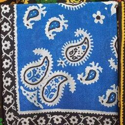 روسری سنتی لُری ( گلونی زنانه لری) نخ ابریشم، یک و نیم متری بسیار خوشرنگ و لطیف و با کیفیت