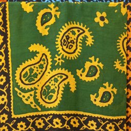 روسری سنتی زنانه لری ( گلونی زنانه لری)  نخ ابریشم 1/5 متری با کیفیت ضمانت شده