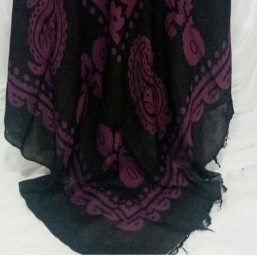 روسری سنتی لری ( گلونی نخ ابریشم با کیفیت زنانه لری)  نخ ابریشم 1/5 متری