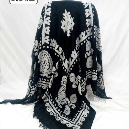 روسری سنتی لری ( گلونی لری نخ ابریشم)  1/5 متری بسیار لطیف و نرم