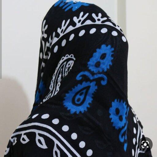 روسری سنتی لری ( گلونی زنانه لری)  نخی.  یک متری