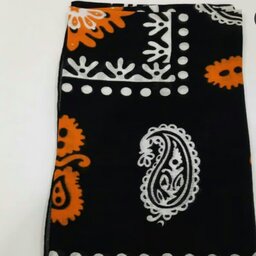 روسری سنتی لری (گلونی 1/5 متری نخی)  با رنگهای شفاف و جذاب