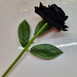 گل رز مصنوعی مشکی مخمل حداقل سفارش 30شاخه