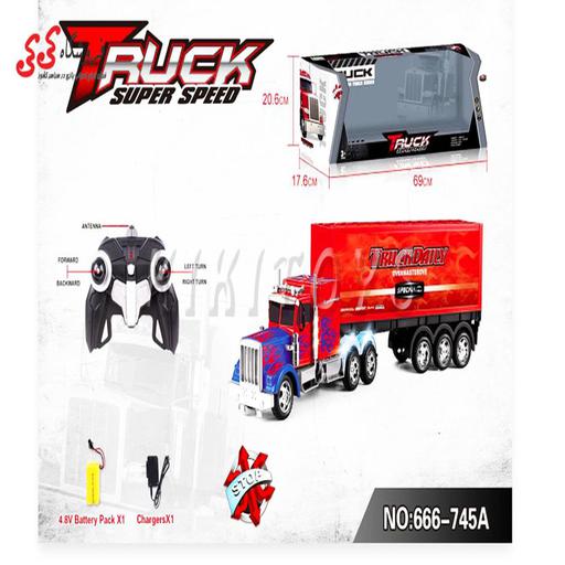 اسباب بازی  تریلی کنترلی  بزرگ TRUCK SUPER SPEED 666-745A
