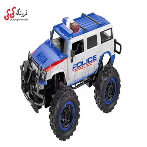 اسباب بازی ماشین کنترلی آفرودی هامر پلیس POLICE CAR 666-730A