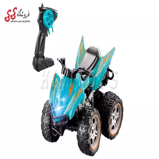 موتور چهارچرخ  کنترلی اسباب بازی  افرود آبی STUNT SUV MOTORCYCLE F3