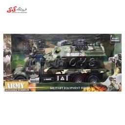 اسباب بازی کامیون و نفربر ارتشی MILITARY EQUIP MENT 8803