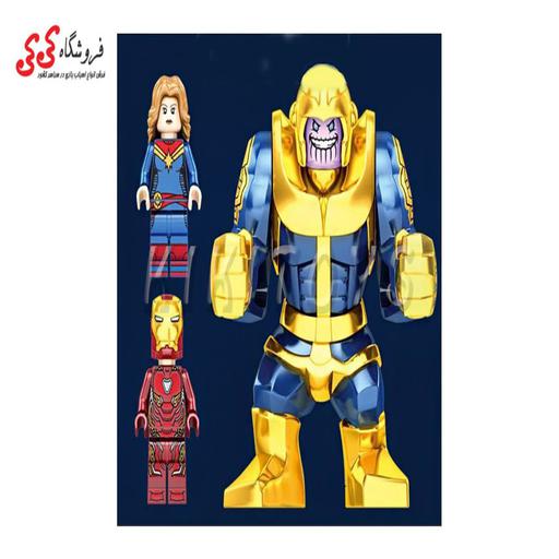 لگو ماشین ایرونمن و سفینه کاپیتان مارول علیه تانوس SY7014 SUPER HEROES