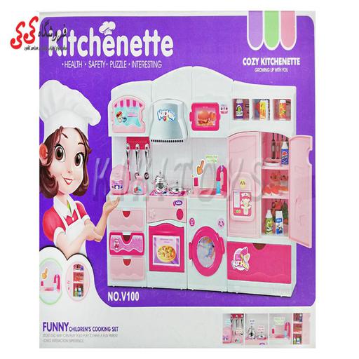 ست آشپزخانه اسباب بازی با شیر آب Kitchen Toy V100