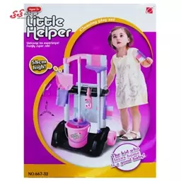 ترولی و میز  ست وسایل نظافت  اسباب بازی Little Helper 66732