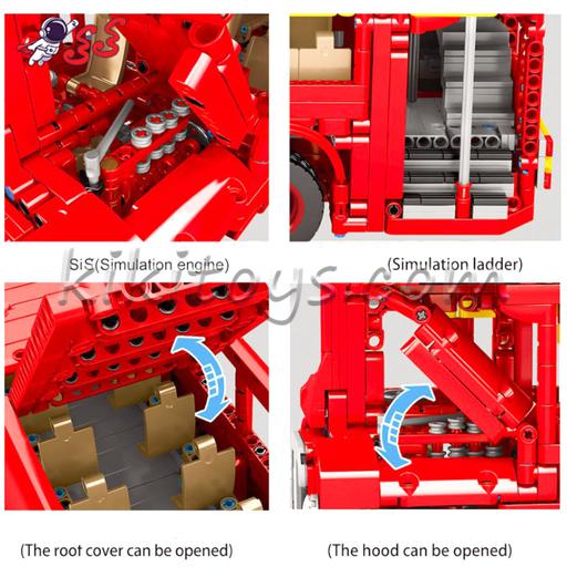 لگو ساختنی  اتوبوس دوطبقه قرمز لندن  برند اس وای SY8850