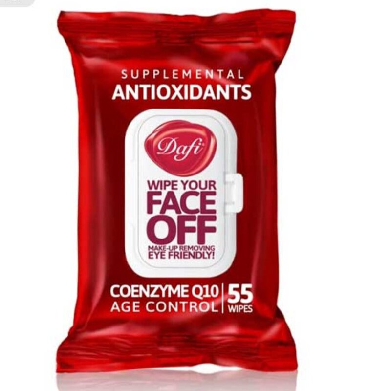 دستمال مرطوب پاک کننده آرایش چشم و صورت آنتی اکسیدان دافی (55 عدد)| DAFI antioxidants wipe your face off

 