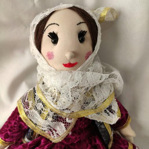 عروسک سنتی محلی گلابتون