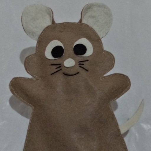 عروسک نمایشی نمدی طرح موش