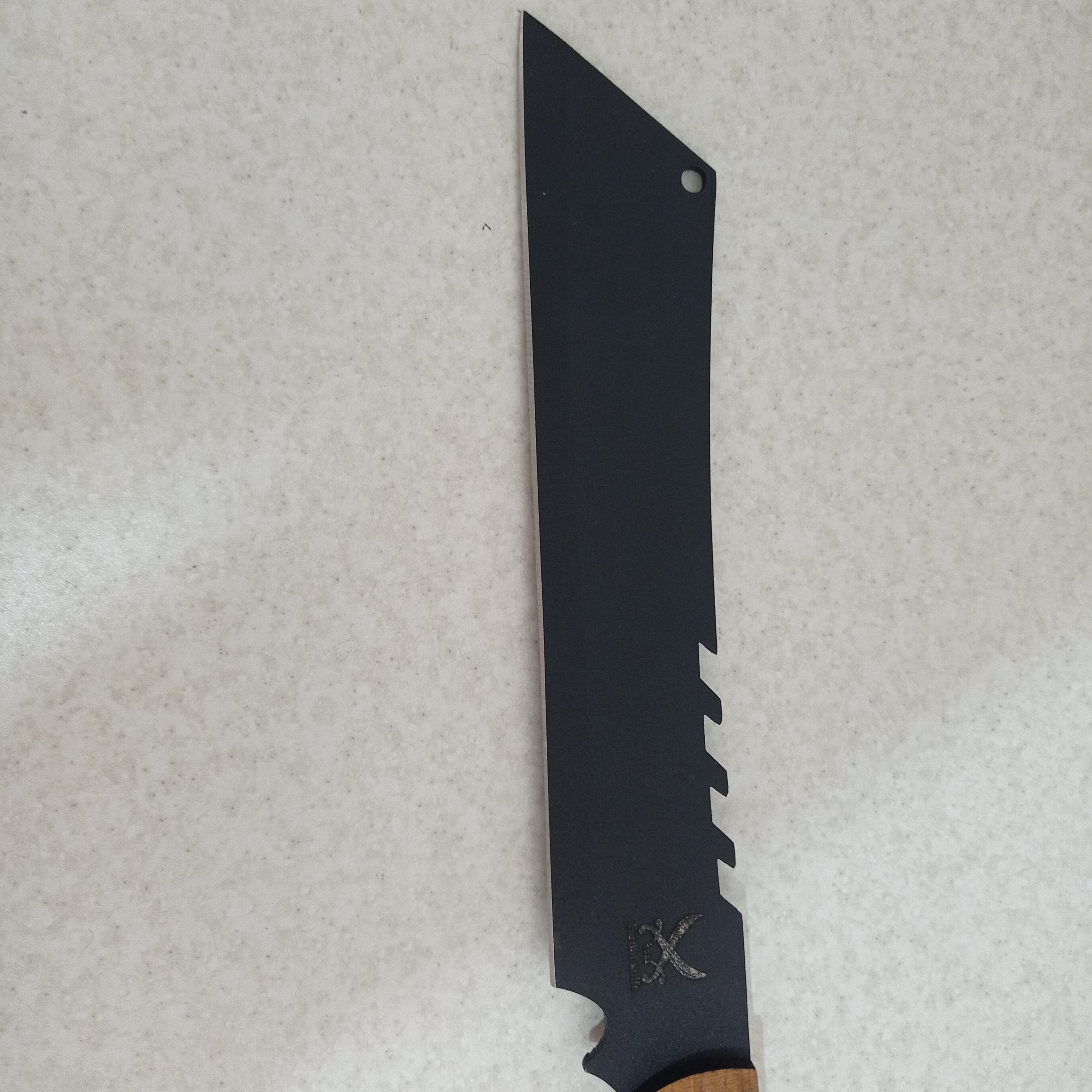 ساطور فولادی طبیعت گردی کلمبیا همراه غلاف  با کیفیت عالی 