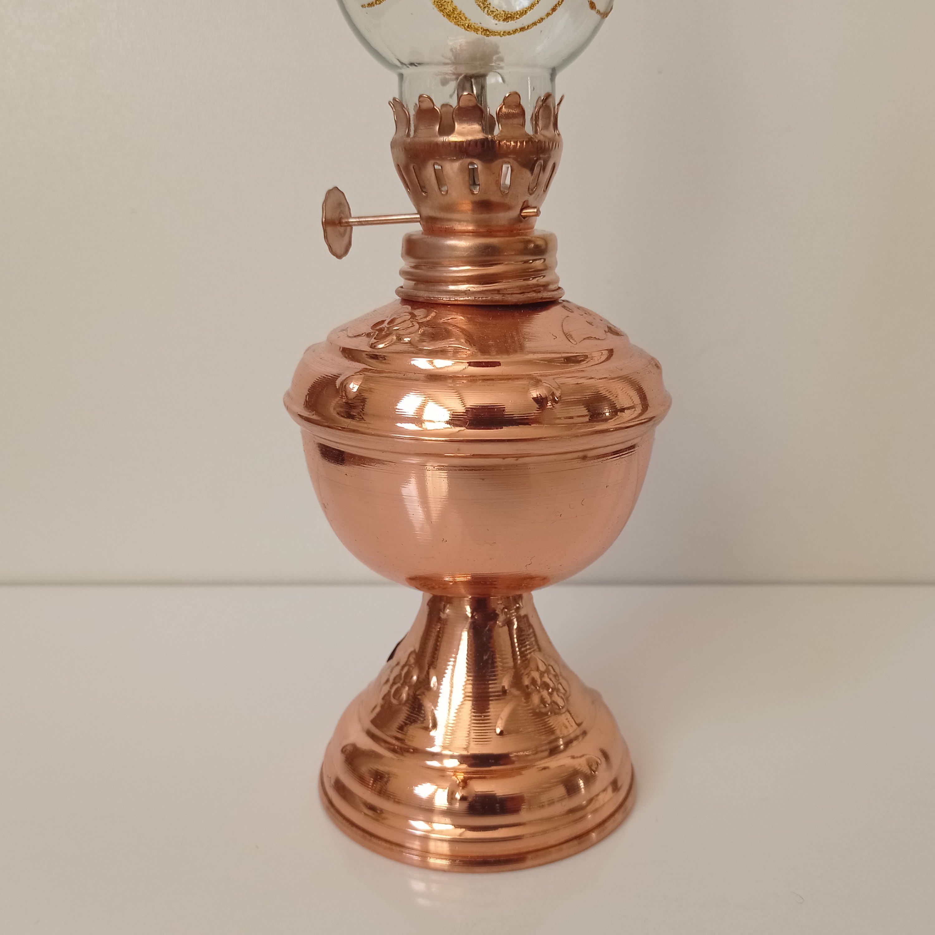 چراغ گردسوز مسی طرحدار قلم زنی نانو