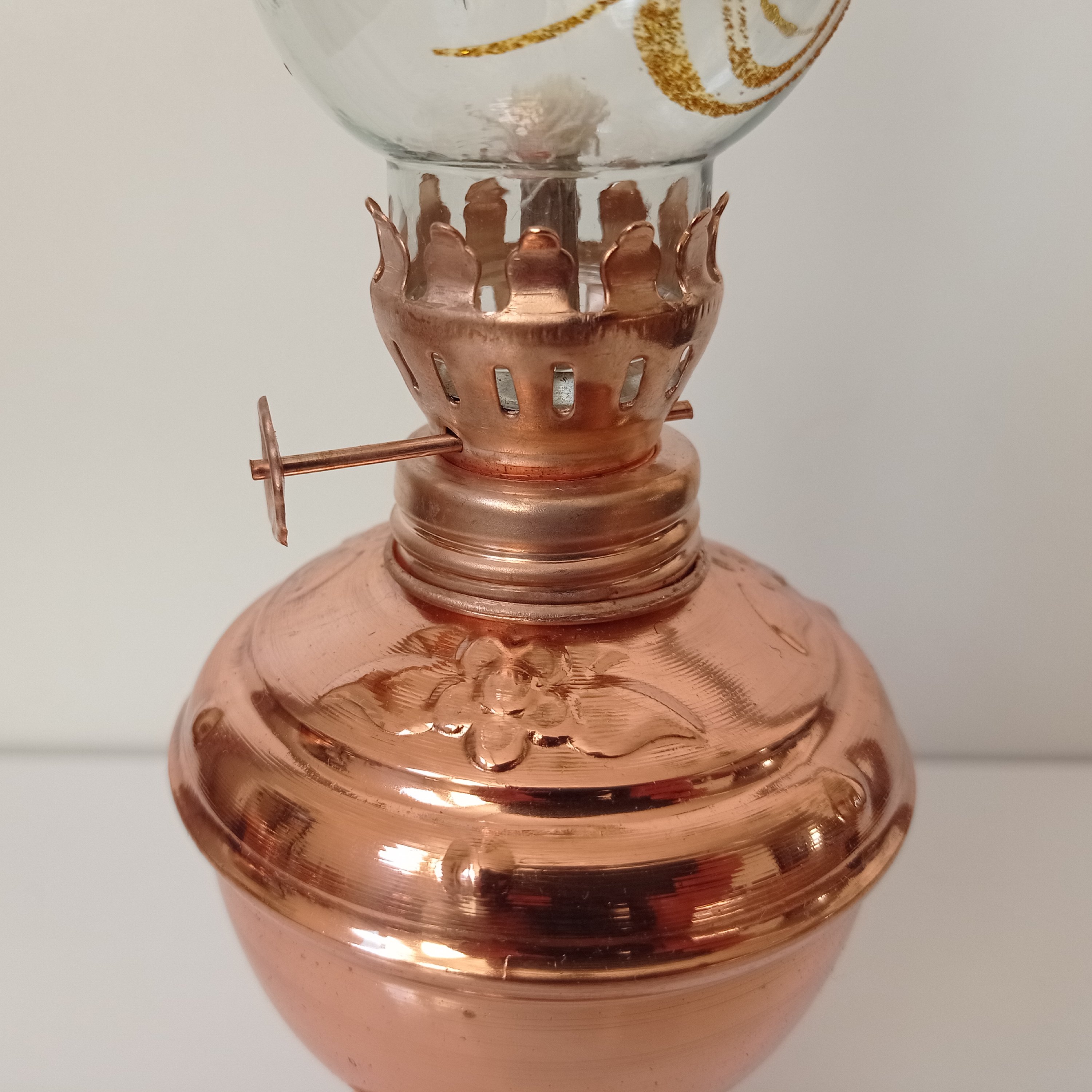 چراغ گردسوز مسی طرحدار قلم زنی نانو