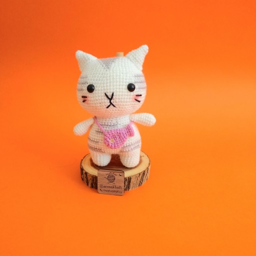 اسباب بازی عروسک بافتنی کاموایی اسب گربه