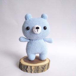 اسباب بازی عروسک بافتنی کاموایی خرس