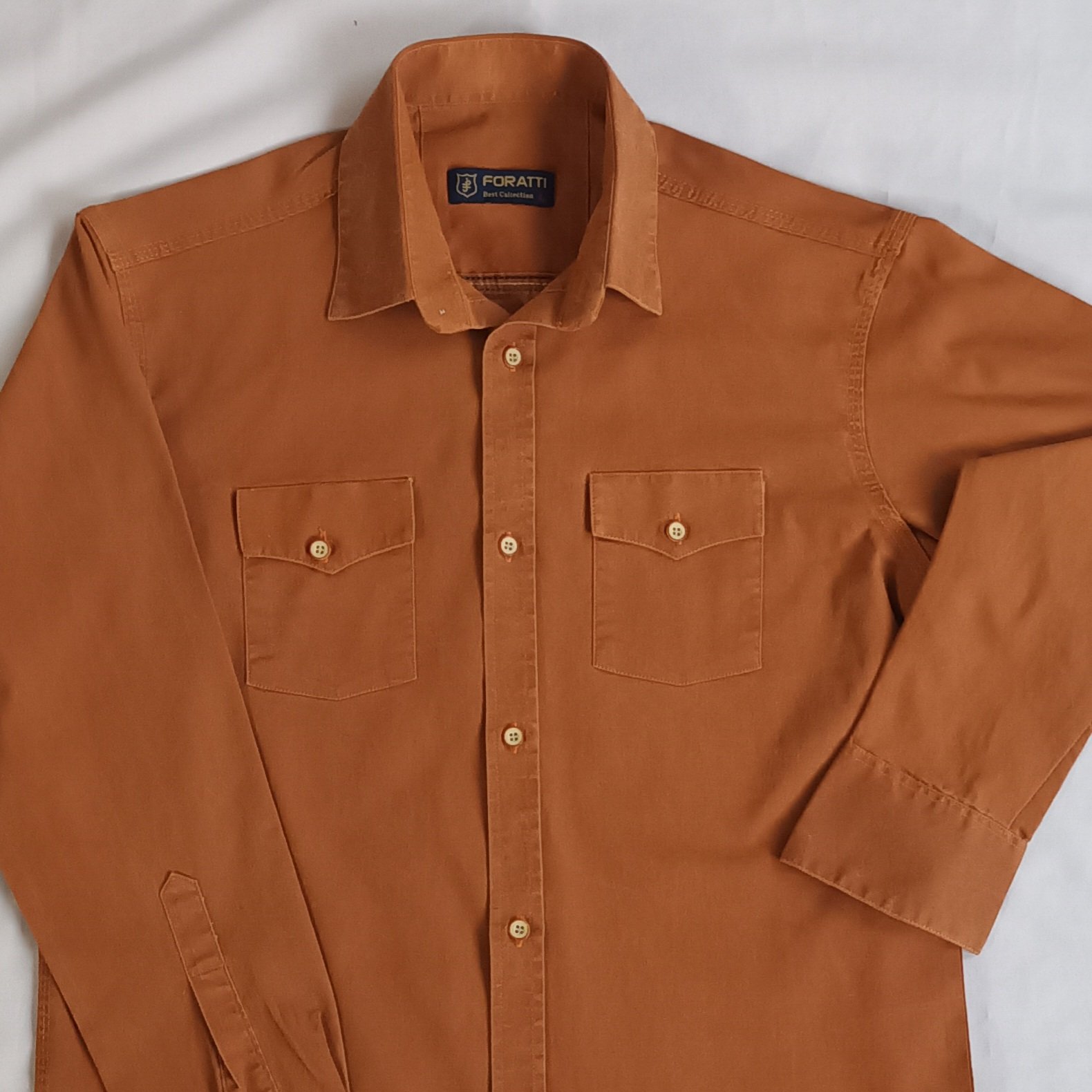 پیراهن مردانه کتان آنزیم شور بدون آبرفت و رنگ دهی با کیفیت عالی