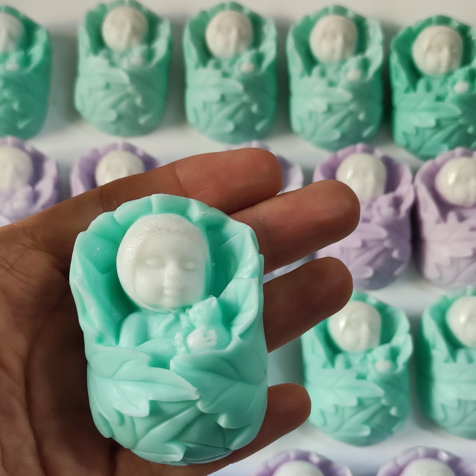 صابون های گیفت نوزاد مناسب جشن تعیین جنسیت سیسمونی و تولد هدیه خاص برای کوچولوهاتون