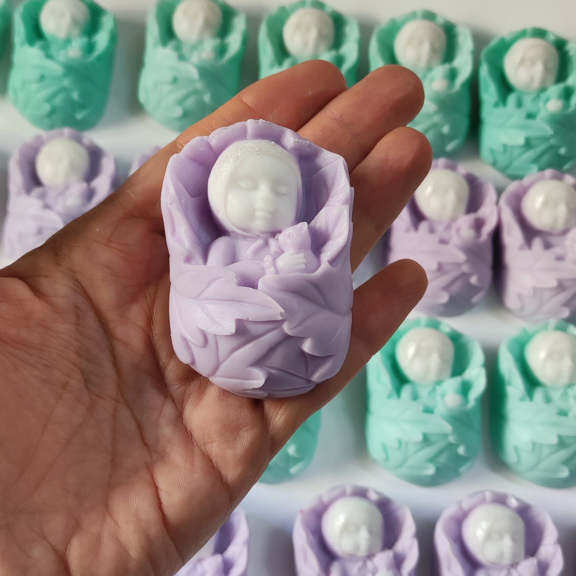 صابون های گیفت نوزاد مناسب جشن تعیین جنسیت سیسمونی و تولد هدیه خاص برای کوچولوهاتون