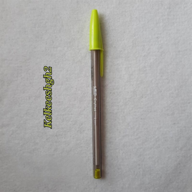 خودکار بیک کریستال لارج 1.6mm. زرد