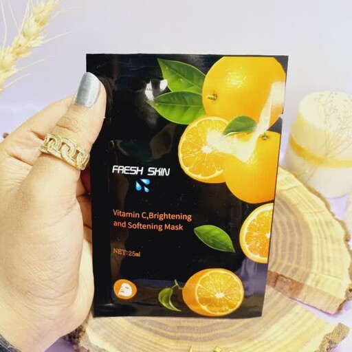 ماسک ورقه ای ویتامین سی پرتقال فرش اسکین FRESH SKIN

