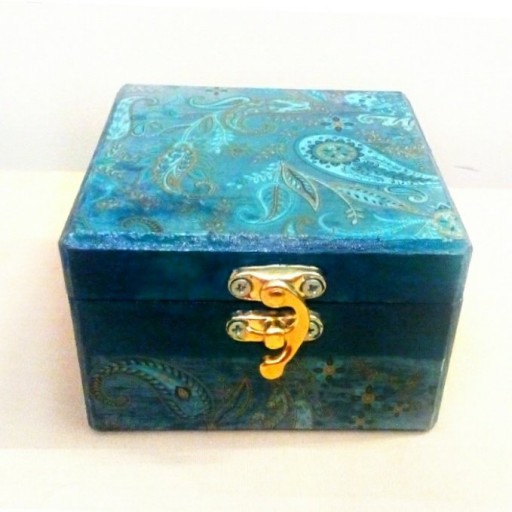 جعبه جواهرات چوبی،کد121001