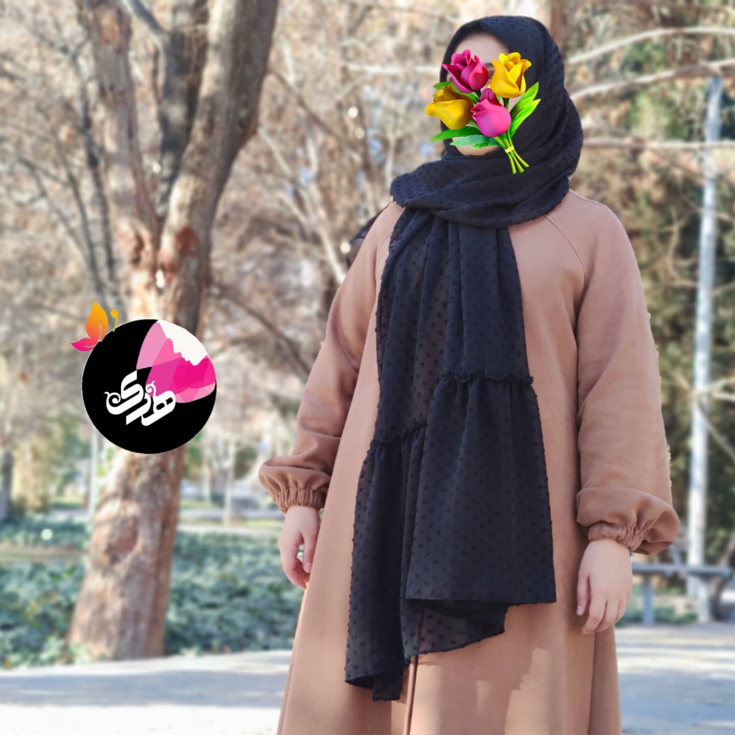 شال دامنی حریراشکی 