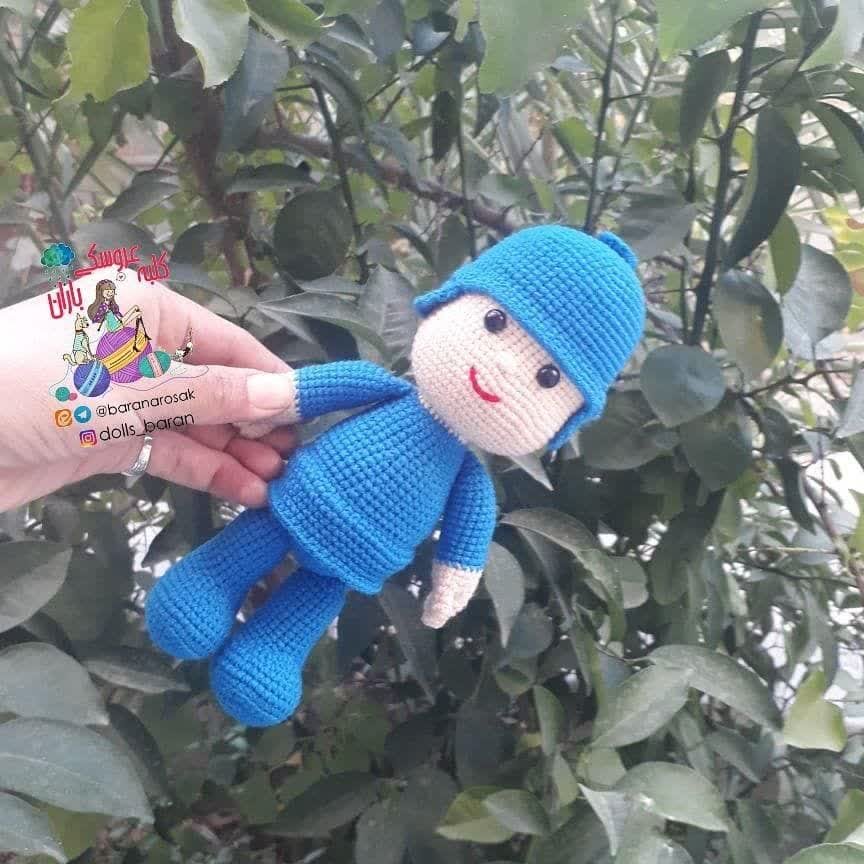 عروسک دستبافت پوکویو شخصیت کارتنی کلبه باران