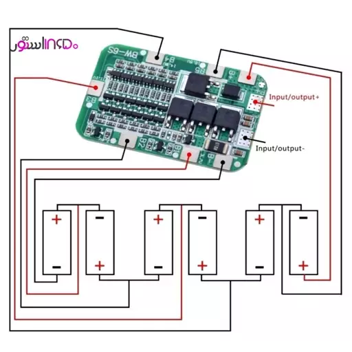 ماژول شارژ باتری 6 سل 25 آمپر  25.2 ولت