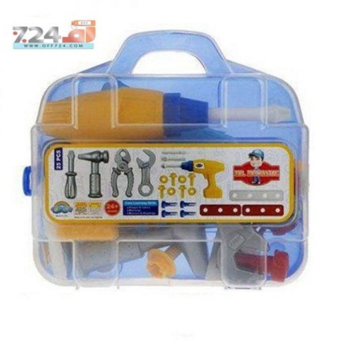 ست اسباب بازی کیفی ابزار مکانیکی کودک با تخفیف ویژه آف724