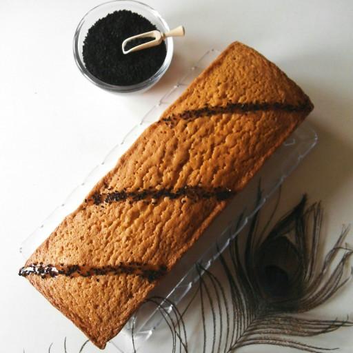 کیک سیاهدانه و عسل خانگی نیم کیلویی