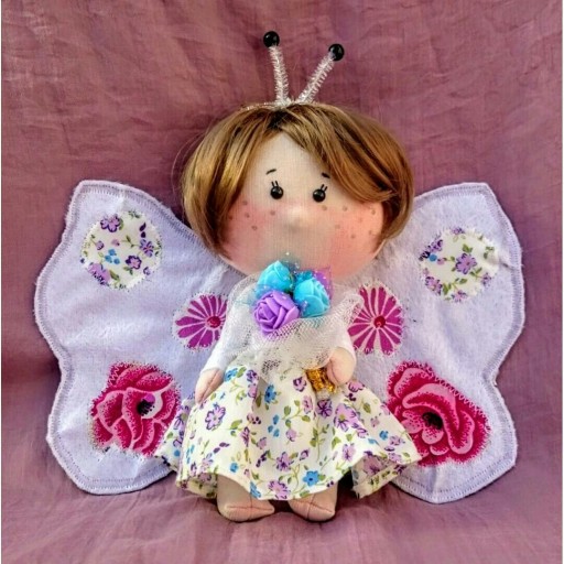عروسک روسی پروانه گلی