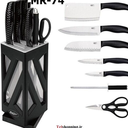 سرویس چاقو آشپزخانه 8 پارچه مایر مدل MR-74(کد3)