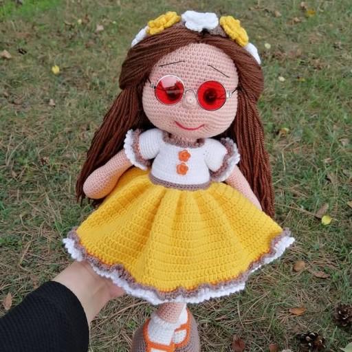عروسک دخترپاییزی دستبافت