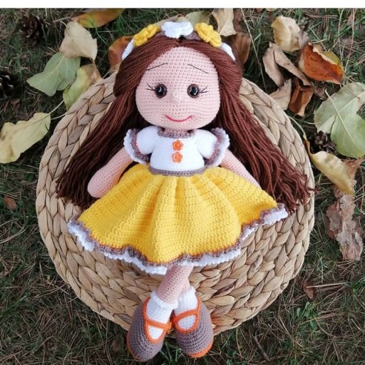 عروسک دخترپاییزی دستبافت