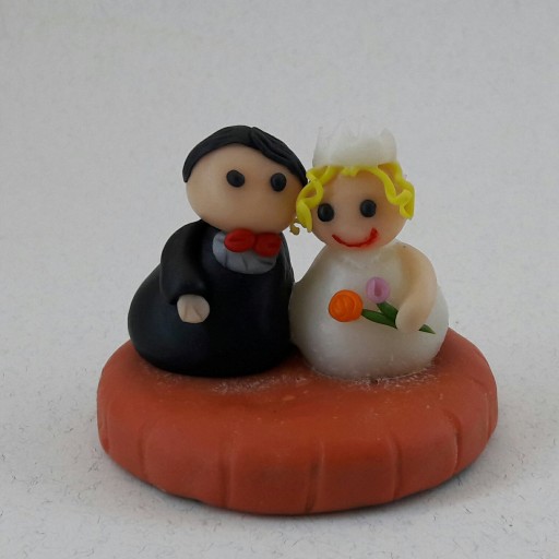 عروسک خمیری عروس و داماد