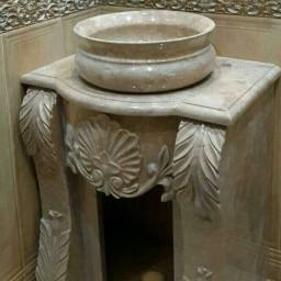 روشویی سنگی دکومکور مدل گلدیسا روشویی تمام سنگ مرمریت دکومکور ارسال به سراسر ایران
