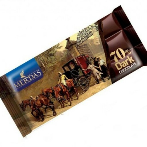شکلات مرداس (تابلت دارک 70%)