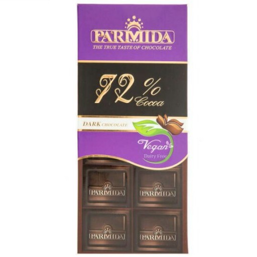 شکلات پارمیدا تابلت 72%